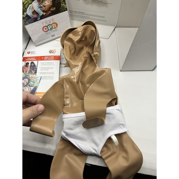 American Heart Association Infant CPR Anytime Kit Inflatable Manikin Latex free - Picture 10 of 15